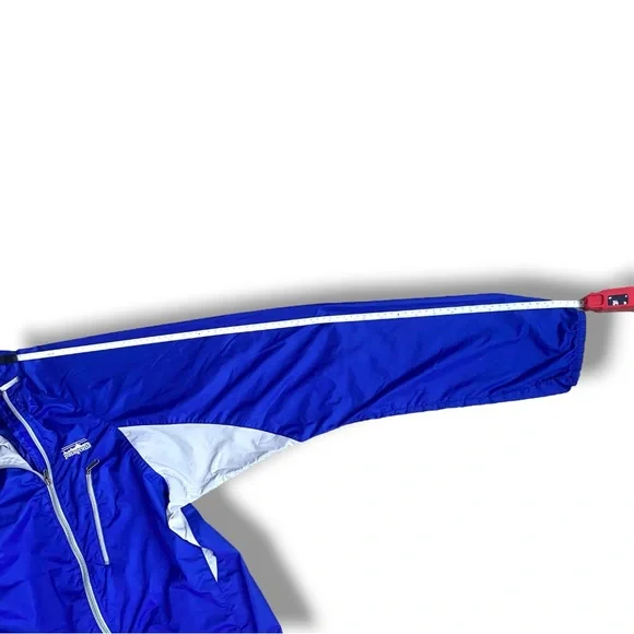 Patagonia Mens Velocity O2 Shell Windbreaker Full Zip Jacket Blue Size M - Picture 8 of 12